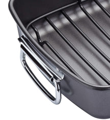 MasterClass bandeja de asar con rejilla - 40 x 28 cm - estándar antiadherente