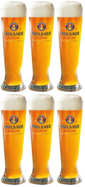 Vasos de cerveza Paulaner Weizen - 300 ml - 6 piezas