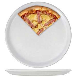 Cookinglife Platos para pizza blancos ø 30 cm - 4 Piezas