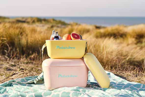 Nevera Polarbox con correa para el hombro - Lima Lila - 12 litros