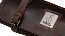 Funda protectora para cuchillos Forged - Para 8 cuchillos - 100% cuero de vacuno pull-up