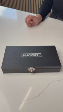 Cubiertos para steak Blackwell Laguiole - Cuchillos y tenedores para steak - Madera de pakka - 12 unidades