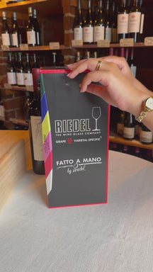 Copa de vino tinto Riedel Fatto A Mano Black Tie - Bordeaux Grand Cru - 953 ml