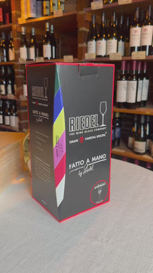 Copa de champán Riedel Fatto A Mano Performance - Base negra - 375 ml