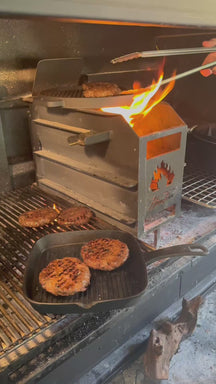 Plancha de Parrilla Blackwell BBQ / Plancha de Hierro Fundido ø 30 cm - sin recubrimiento antiadherente, reversible