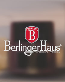 BerlingerHaus Airfryer XL Mate Burdeos - con Ventana de Visualización - 5 Litros - 1400W