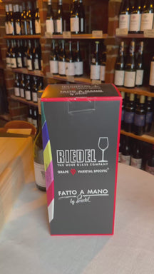 Copa de vino blanco Riedel Fatto A Mano Black Tie - Chardonnay - 660 ml