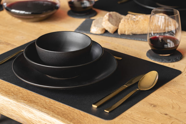 Studio Tavola Tazones para sopa / cuencos - Black Tie ø 14 cm - 6 piezas