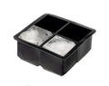 Sareva Molde para cubitos de hielo - 4 cubitos grandes - Silicona - Fácil desmoldeo - Reutilizable