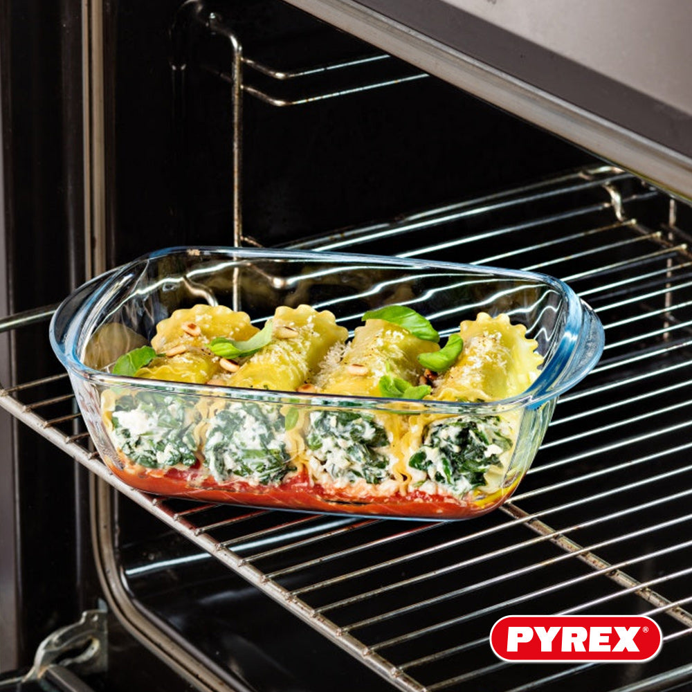 Pyrex Platos de Horno de Vidrio con Tapa Cook & Heat 1 Litro - 3 Piezas