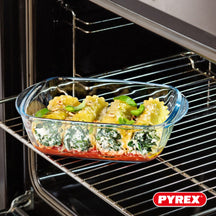 Pyrex Platos de Horno de Vidrio con Tapa Cook & Heat 1 Litro - 3 Piezas