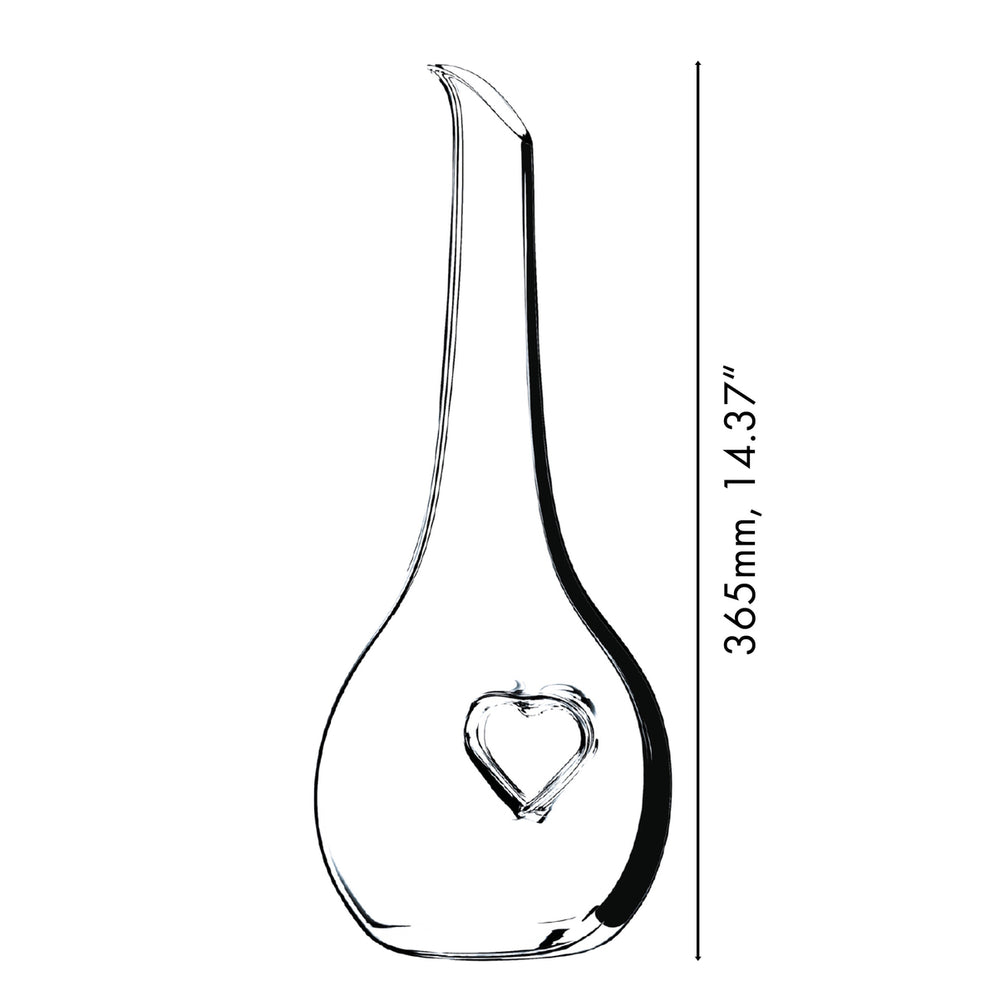 Riedel Decantador Black Tie Bliss - Hecho a mano - 750 ml