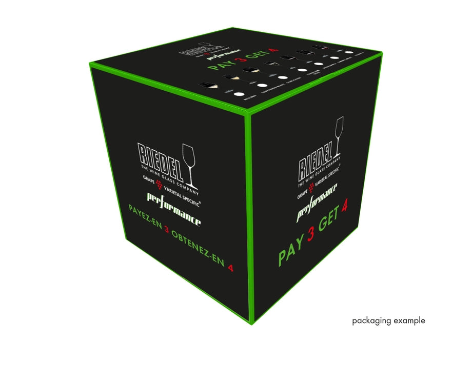 Set de copas de vino Riedel - Copas de champán - Flutes - Performance - 375 ml - 4 unidades