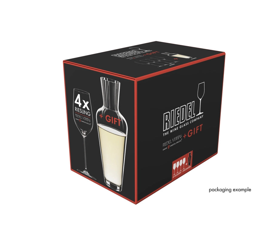 Set de copas de vino Riedel - Copas de vino tinto - Veritas - Cabernet / Merlot + Decantador Wine Friendly