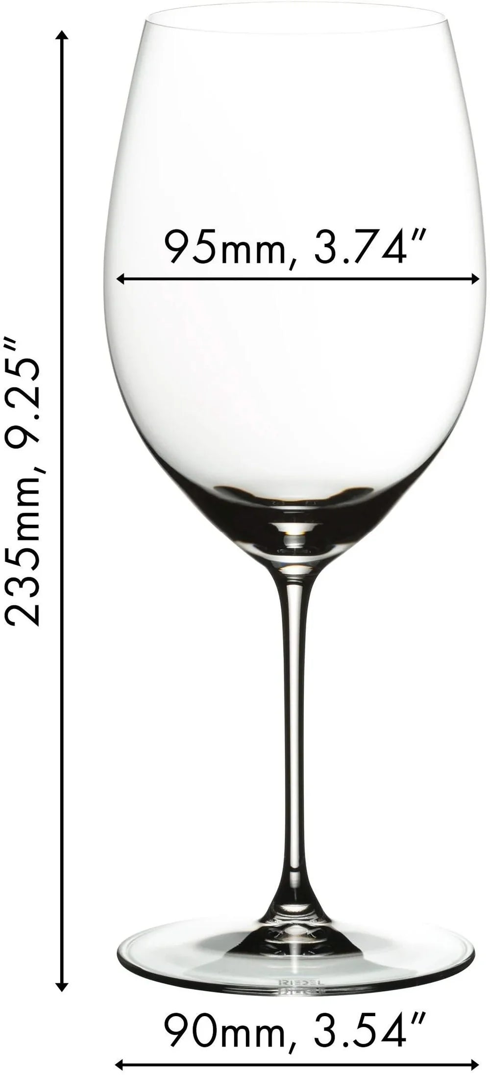 Set de copas de vino Riedel - Copas de vino tinto - Veritas - Cabernet / Merlot + Decantador Wine Friendly