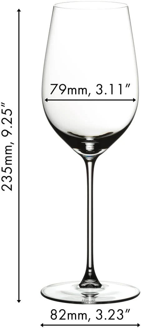 Set de copas de vino Riedel - Copas de vino blanco - Veritas - Riesling / Zinfandel + Decantador Wine Friendly