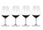 Set de copas de vino Riedel - Copas para vino tinto - Performance - Cabernet / Merlot - 834 ml - 4 unidades
