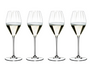 Set de copas de vino Riedel - Copas de champán - Flutes - Performance - 375 ml - 4 unidades