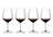 Set de copas de vino Riedel - Copas para vino tinto - Veloce - Cabernet Sauvignon / Merlot - 829 ml - 4 unidades