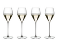 Set de copas de vino Riedel - Copas de champán - Flutes - Veloce - 570 ml - 4 unidades