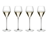 Set de copas de vino Riedel - Copas de champán - Flutes - Veloce - 570 ml - 4 unidades