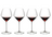 Set de copas de vino Riedel - Copas para vino tinto - Veloce - Pinot noir / Nebbiolo - 763 ml - 4 unidades