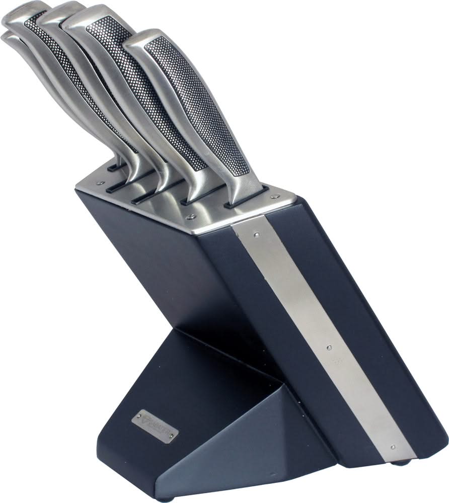 Bloque de cuchillos Diamant Sabatier Riyouri negro 6 piezas