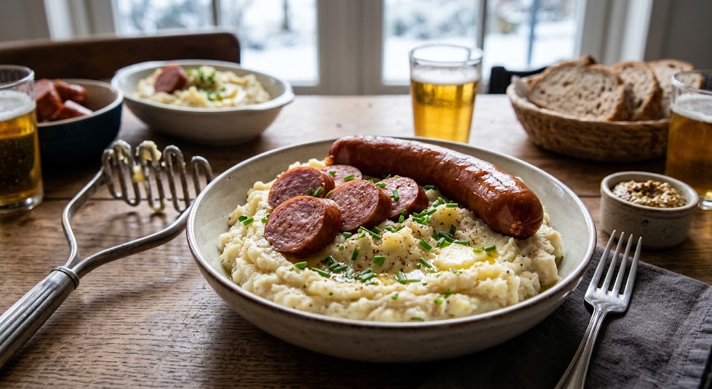 Comida contundente de invierno con un giro sabroso