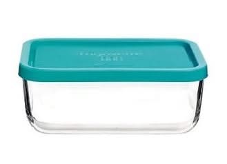 Bormioli Rocco Recipiente para conservar Frigoverre - Vidrio - Azul 21 x 13 x 8 cm / 1.4 litros