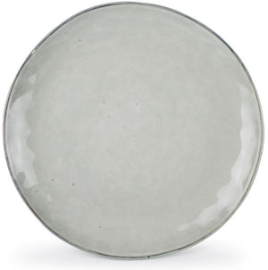 Platos para Cena Salt & Pepper Artisan Verde Orgánico 28 cm - 4 piezas