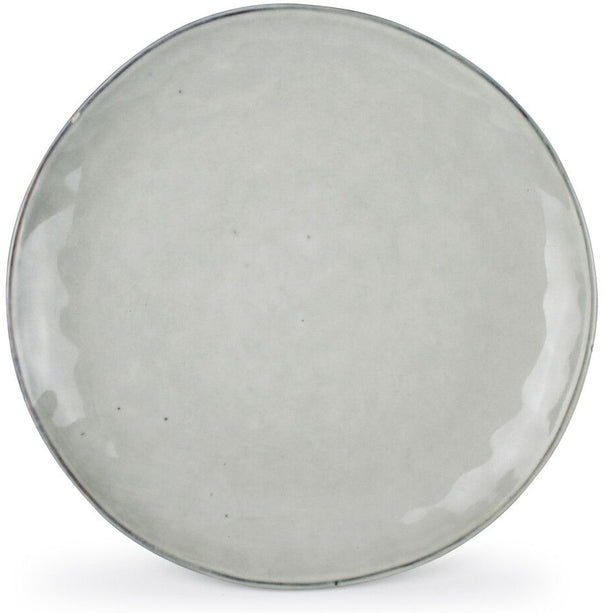 Platos para Cena Salt & Pepper Artisan Verde Orgánico 28 cm - 4 piezas