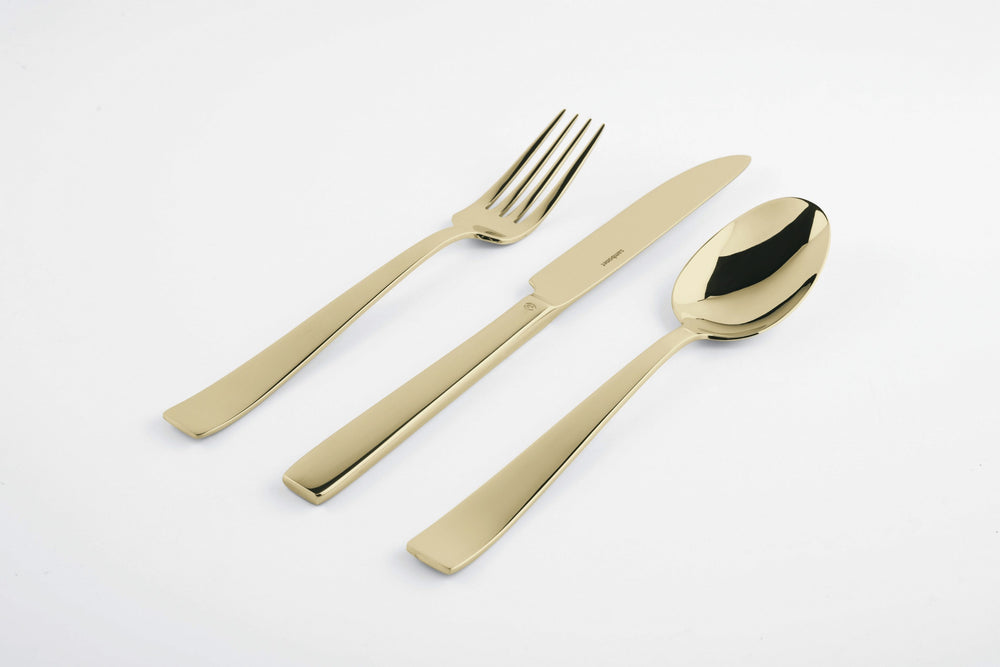 Sambonet Set de cubiertos Flat - Champagne - 24 piezas / 6 personas