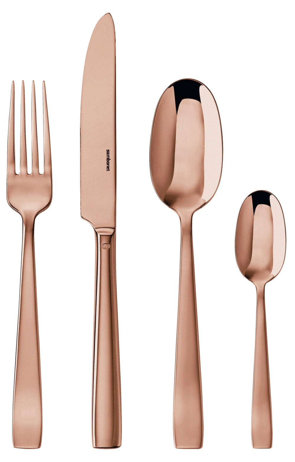 Sambonet Set de cubiertos Flat - Cobre - 24 piezas / 6 personas