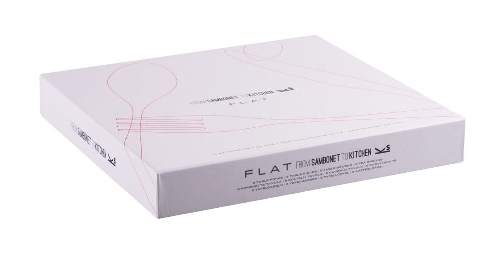 Sambonet Set de cubiertos Flat - Champagne - 24 piezas / 6 personas