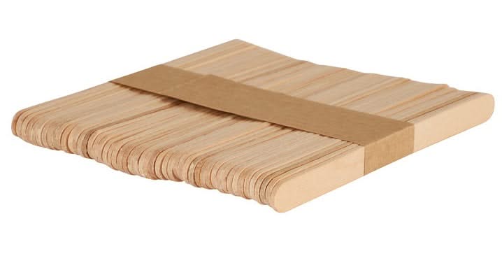 Palitos de hielo de madera Sareva - 50 unidades