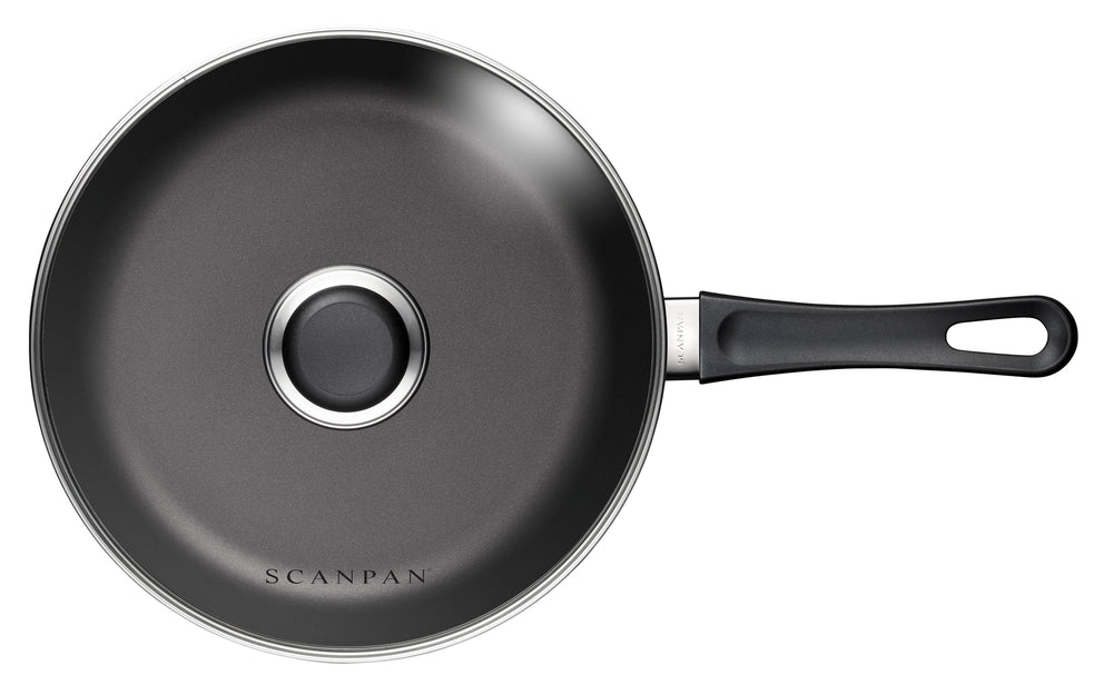 SCANPAN sartén / sartén con tapa Classic Induction ø 24cm / 2 litros - adecuado para todas las fuentes de calor - capa antiadherente estándar