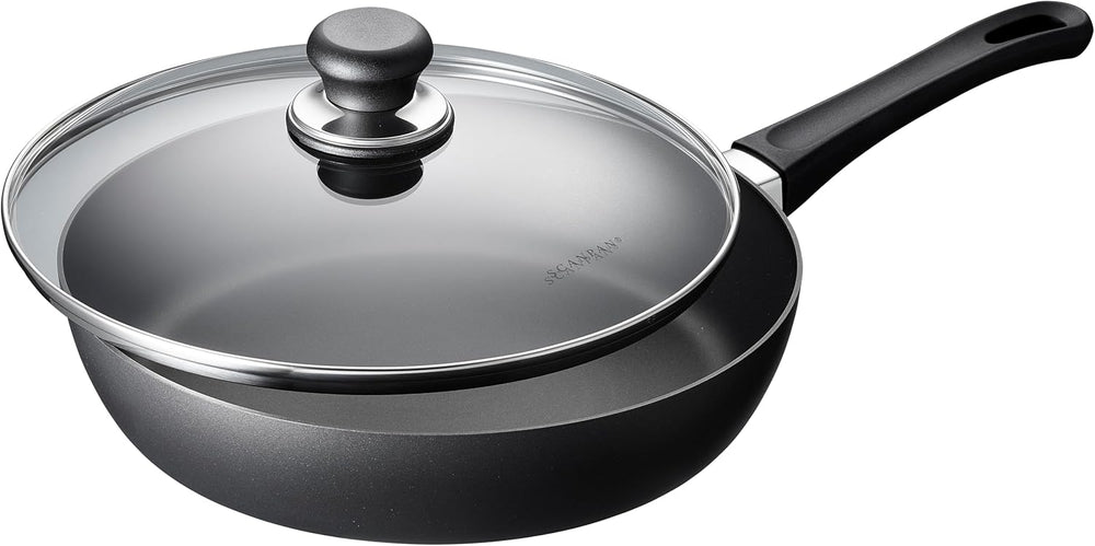 SCANPAN sartén / sartén de saltear con tapa Classic Induction ø 28cm / 3 litros - adecuado para todas las fuentes de calor - capa antiadherente estándar