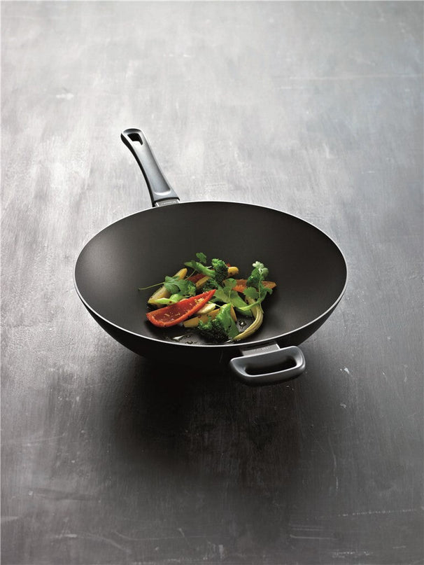 SCANPAN Wok Classic Induction ø 32 cm - Edición Jubilar - apto para todas las fuentes de calor - recubrimiento antiadherente estándar