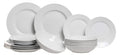 Juego de vajilla Studio Tavola blanco 18 piezas / 6 personas - 6 platos llanos, 6 platos hondos y 6 platos de desayuno
