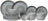 Set de vajilla Cosy & Trendy Baltic Grey 18 piezas / 6 personas - 6 platos llanos, 6 platos de desayuno y 6 cuencos