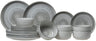 Set de vajilla Cosy & Trendy Baltic Grey 18 piezas / 6 personas - 6 platos llanos, 6 platos de desayuno y 6 cuencos
