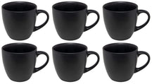 Studio Tavola Tazas de café Black Tie 200 ml - 6 piezas