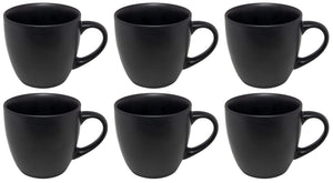 Studio Tavola Tazas de café Black Tie 200 ml - 6 piezas