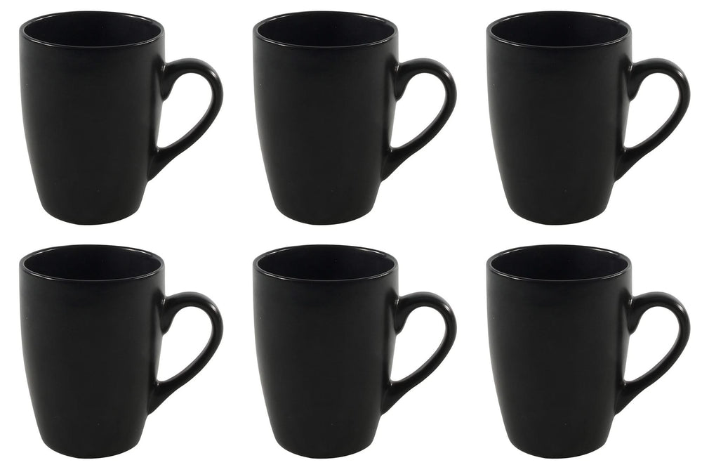 Studio Tavola Tazas Black Tie 350 ml - 6 piezas