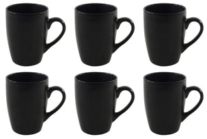 Studio Tavola Tazas Black Tie 350 ml - 6 piezas
