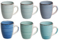 Tazas Delice azul 350 ml - 6 piezas Cookinglife