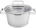 Olla para sopa Sola Diamond Acero inoxidable compatible con extracción de humos e inducción ø 24 cm / 5.5 litros - apta para todas las fuentes de calor