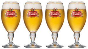 Stella Artois vasos de cerveza - Cáliz - 330 ml - 4 piezas