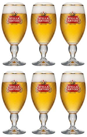 Stella Artois vasos de cerveza - Chalice - 330 ml - 6 piezas