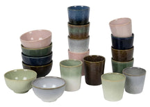 Studio Tavola Juego de café y desayuno Wind 18 piezas - 6 tazas de café, 6 tazas de cappuccino y 6 cuencos